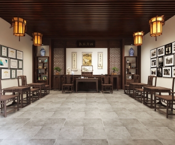 Chinese Style A Living Room-ID:960311896