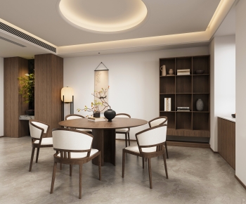 New Chinese Style Dining Room-ID:216275937
