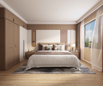 New Chinese Style Bedroom-ID:915446046