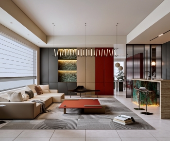 Modern A Living Room-ID:571666969