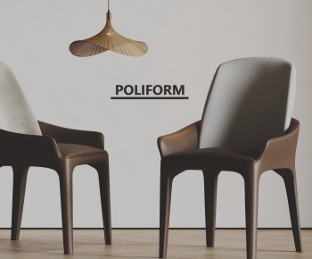 poliform现代餐椅-ID:897850992