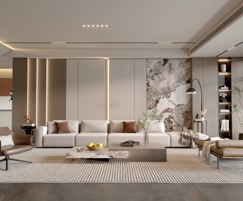 Modern A Living Room-ID:984765059