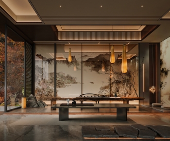 New Chinese Style Tea House-ID:567624098