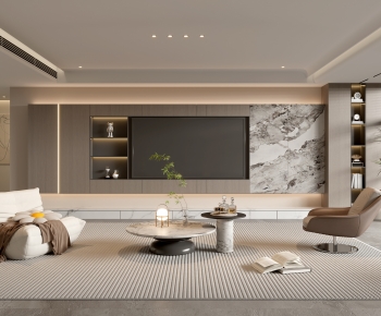 Modern A Living Room-ID:203775887