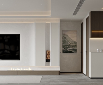Modern A Living Room-ID:684982068