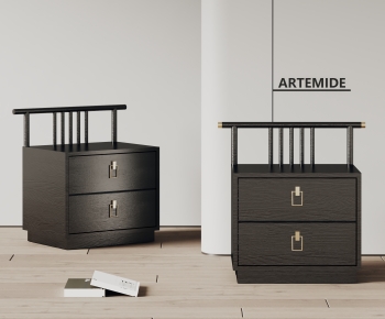 artemide新中式实木床头柜-ID:138967997