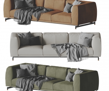 Modern Three-seat Sofa-ID:701229614