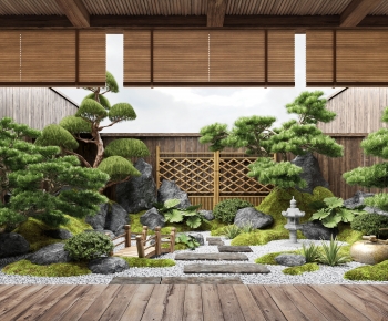 New Chinese Style Courtyard/landscape-ID:955106022