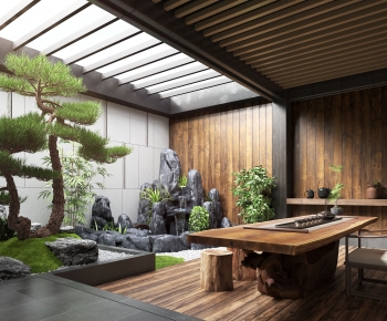New Chinese Style Courtyard/landscape-ID:103245976