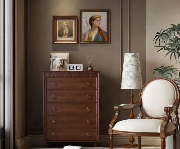 French Style Chest Of Drawers-ID:993489035