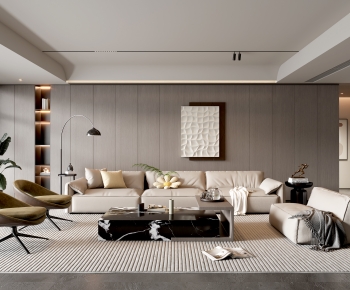 Modern A Living Room-ID:437408921