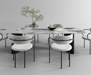 Modern Dining Table And Chairs-ID:518157964