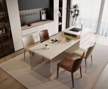 Modern Dining Table And Chairs-ID:723910325