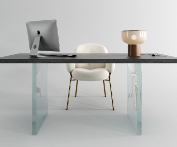 Modern Computer Desk And Chair-ID:277764086