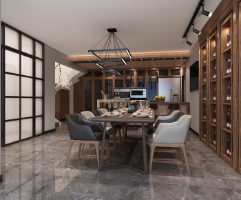 Modern Dining Room-ID:655585051