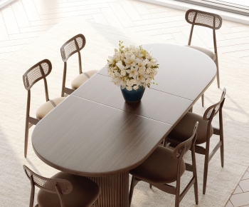 Modern Dining Table And Chairs-ID:787482986