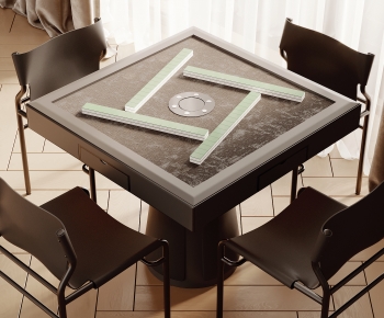 Modern Mahjong Tables And Chairs-ID:649011176