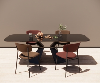 Modern Dining Table And Chairs-ID:315427068