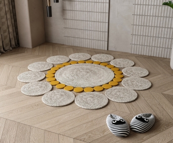 Modern Circular Carpet-ID:543725974