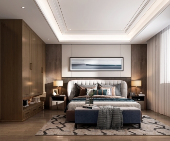 New Chinese Style Bedroom-ID:339953905