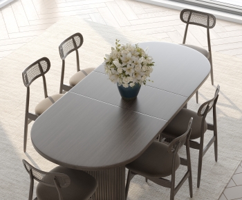 Modern Dining Table And Chairs-ID:504131081