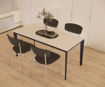Modern Dining Table And Chairs-ID:615230085