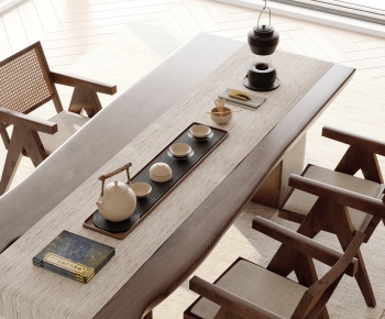 Wabi-sabi Style Tea Tables And Chairs-ID:341958053