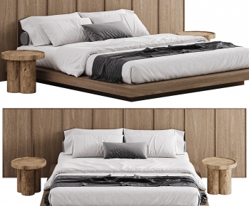 Modern Double Bed-ID:618176944