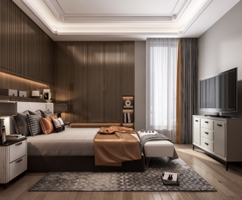 New Chinese Style Bedroom-ID:624526028