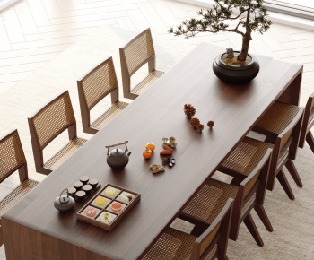 Wabi-sabi Style Tea Tables And Chairs-ID:313615084