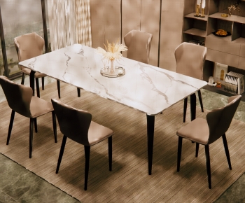 Modern Dining Table And Chairs-ID:417186023