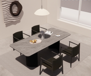 Modern Dining Table And Chairs-ID:537808901
