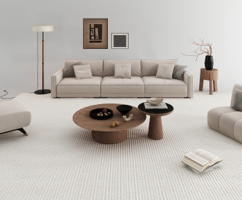 Wabi-sabi Style Sofa Combination-ID:114928016