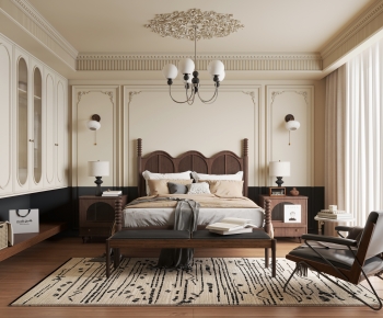 French Style Bedroom-ID:132570981