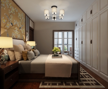 New Chinese Style Bedroom-ID:958451996