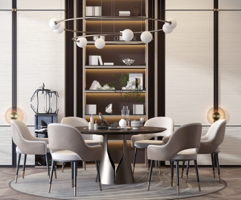 Modern Dining Table And Chairs-ID:304920919