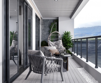Modern Leisure Balcony-ID:314726119