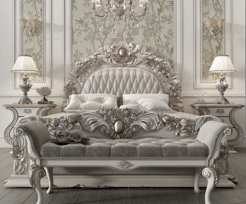 French Style Double Bed-ID:412858962