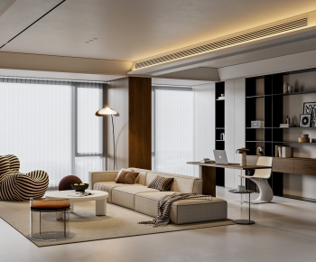 Modern A Living Room-ID:761387114