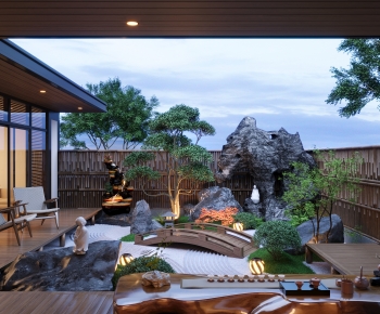 New Chinese Style Courtyard/landscape-ID:101690396