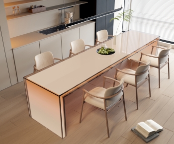Modern Dining Table And Chairs-ID:377705105