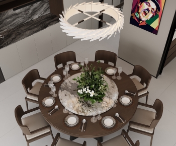 Modern Dining Table And Chairs-ID:425951007
