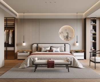 New Chinese Style Bedroom-ID:539383899