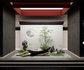 New Chinese Style Garden-ID:833838948