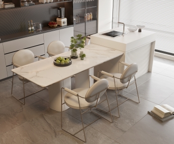 Modern Dining Table And Chairs-ID:378119951