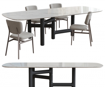 Modern Dining Table And Chairs-ID:619755988