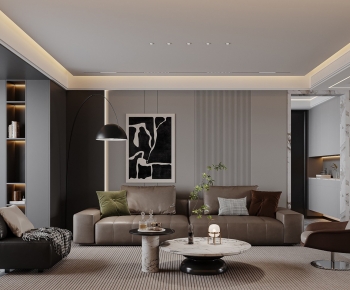 Modern A Living Room-ID:216830971
