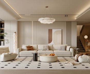 Modern A Living Room-ID:586395986