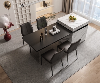Modern Dining Table And Chairs-ID:215671113