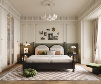 French Style Bedroom-ID:371730097